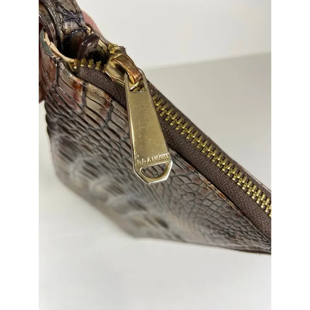 Brahmin Skyler Zip Around Clutch Wristlet Wallet With Slide Out Wristlet Strap